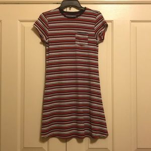Striped t-shirt dress